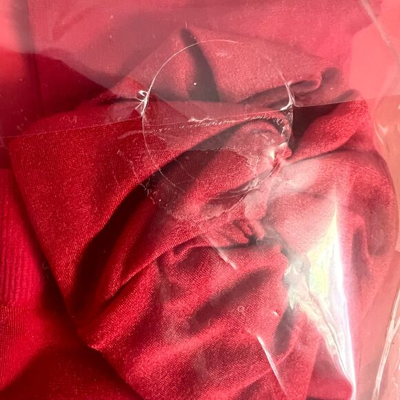 Valentino x Wolford Red Tights Shiny FW2007 Size S Sealed Vintage Hosiery - Picture 4 of 7